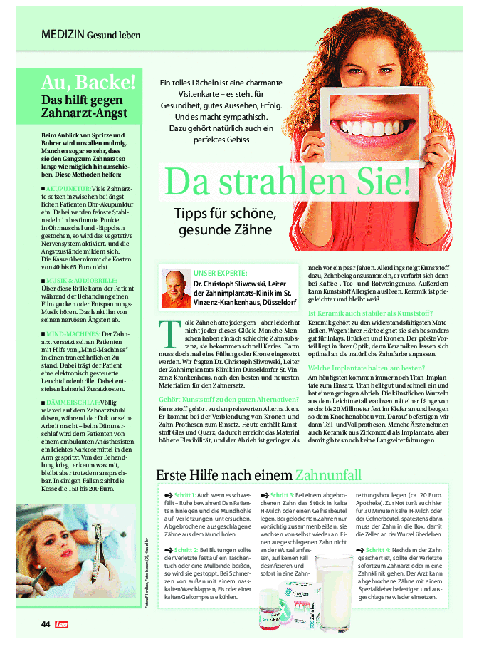 Tipps für gesunde und schöne Zähne vom Leiter der Zahnklinik Düsseldorf